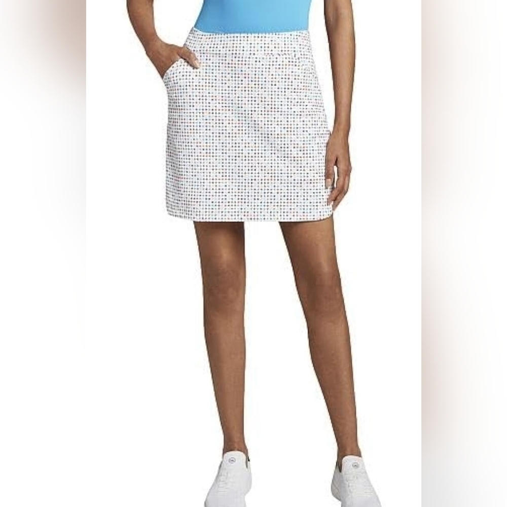 PETER MILLAR Performance Mid Century Party Petal Skort Skirt Small S